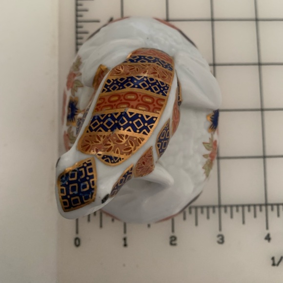 FIRM PRICE IMARI STYLE FROG TRINKET BOX - Picture 7 of 14